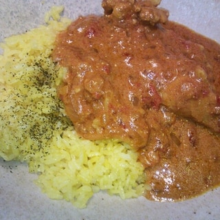 ヨーグルトとトマト缶でさっぱりチキンカレー♪